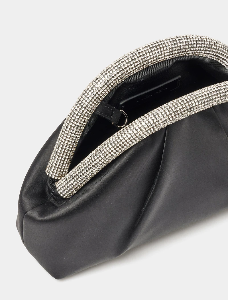 Shayla Shiny Frame Clutch