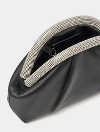 Shayla Shiny Frame Clutch