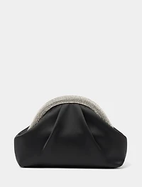 Shayla Shiny Frame Clutch