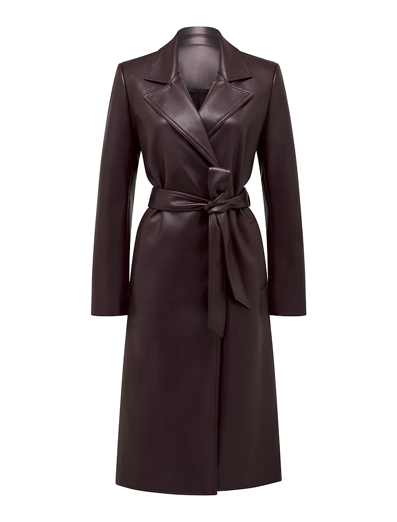 Gabbi Vegan Leather Trench
