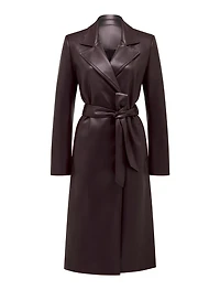 Gabbi Vegan Leather Trench