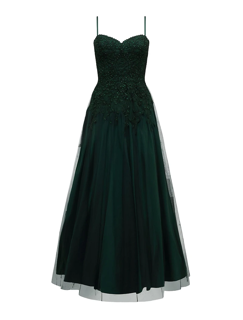 Kaia Tulle Strappy Gown