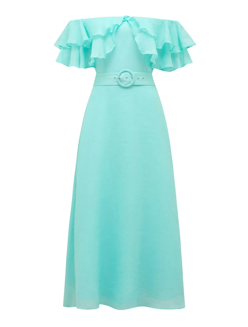 Jemima Ruffle Midi Dress