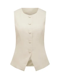 Valeria Petite High Neck Waistcoat