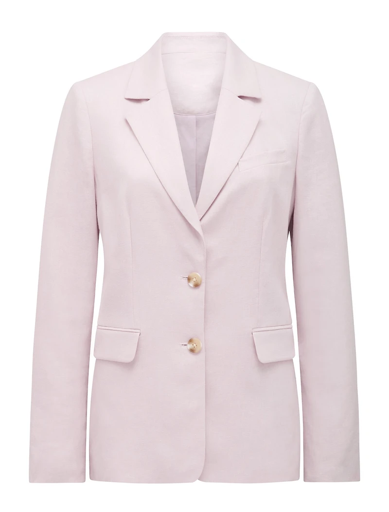 Laura Two Button Linen Blazer