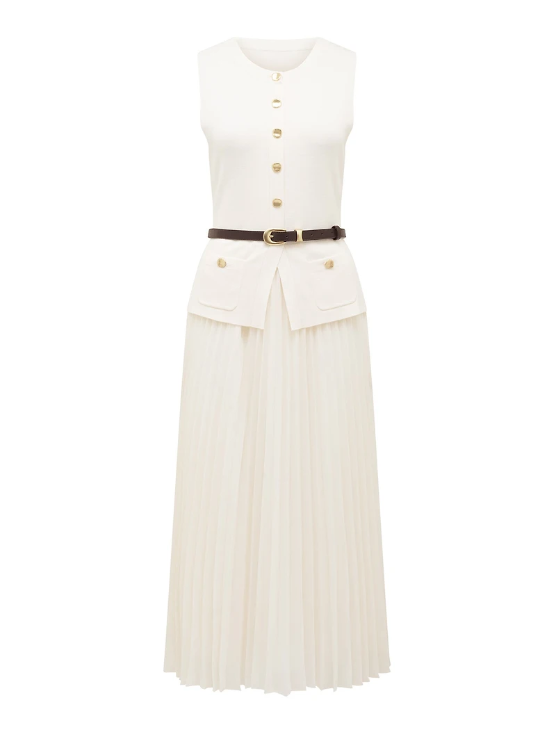Daphne Waistcoat Midi Dress