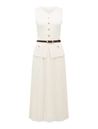Daphne Waistcoat Midi Dress