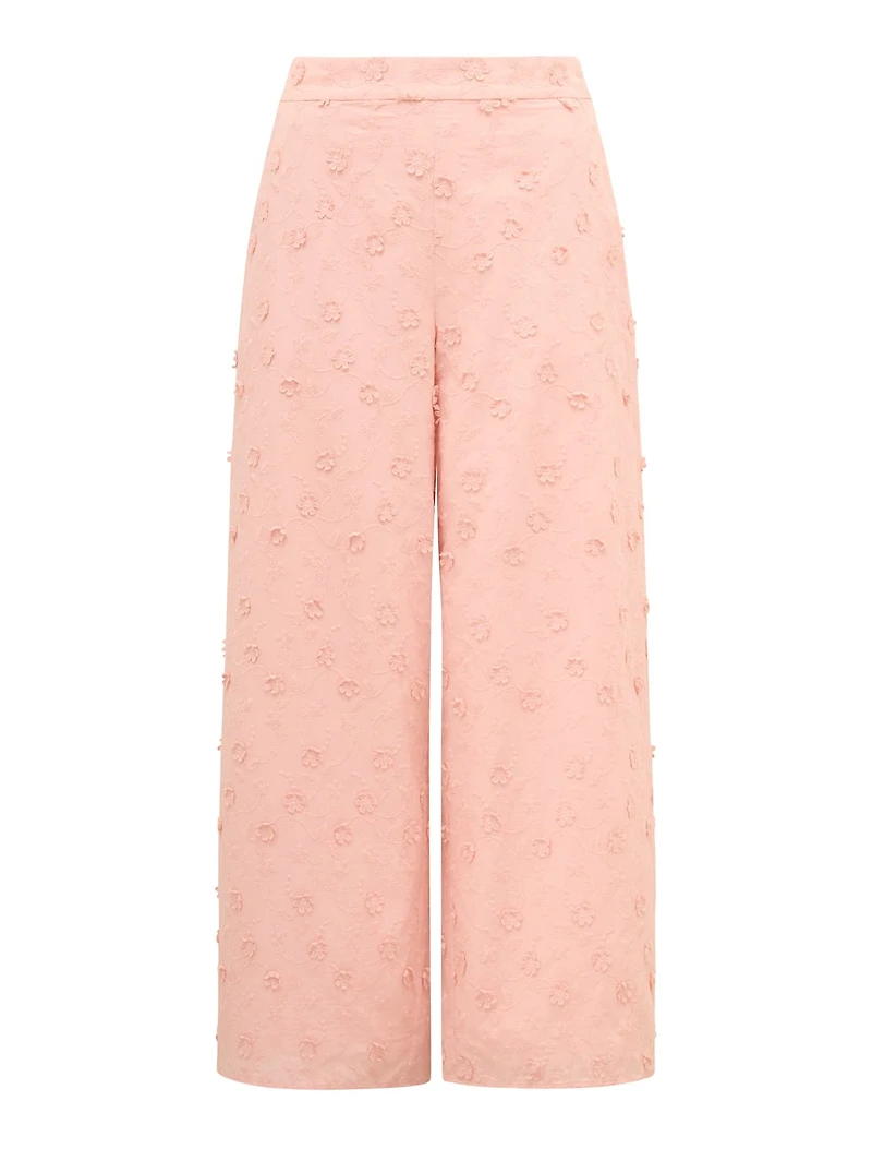 Daisy Petite Broderie Wide Leg Pants