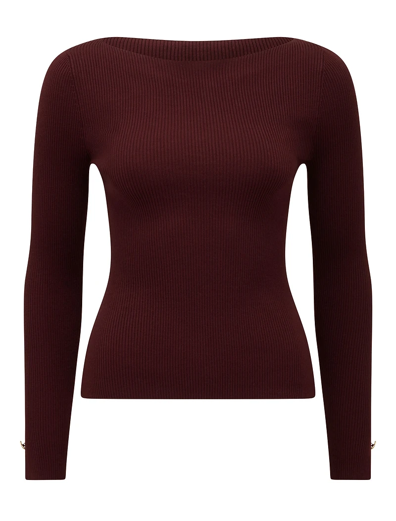 Alaia Knit Rib Top