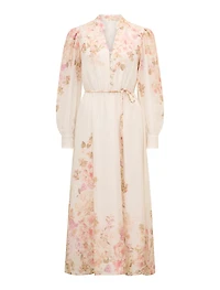 Primrose Petite Trim-Detail Midi Dress