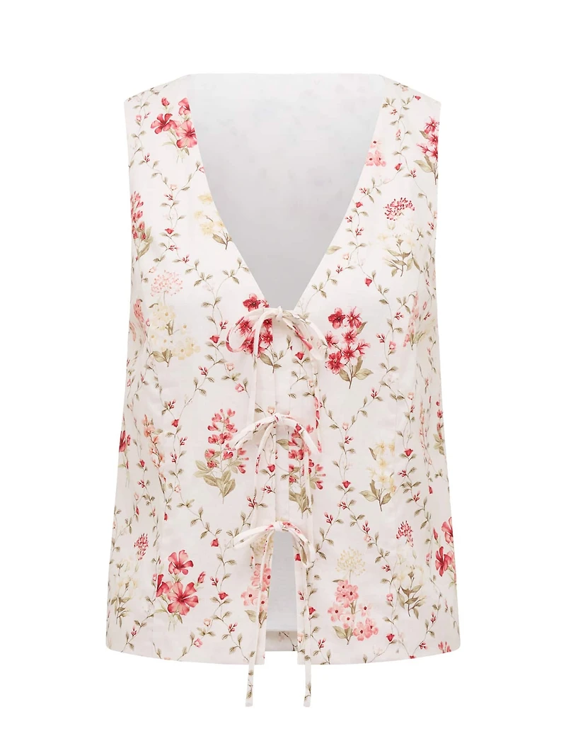 Erin Tie-Front Waistcoat