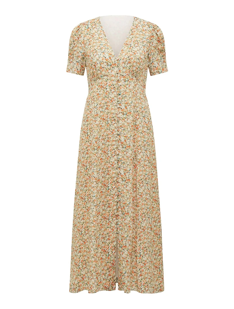 Safira Printed Midi Sun Dress