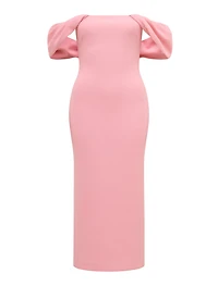 Jacinta Off-Shoulder Bodycon Midi Dress