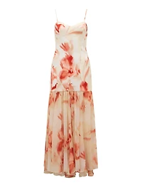 Luca Dropped Waist Maxi Dress