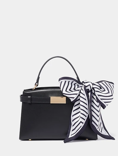 Mara Scarf Top Handle Bag