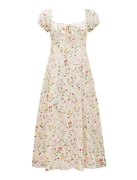 Sallie Tie Front Midi