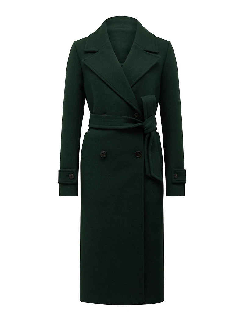Cara Double Breasted Wrap Coat