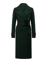 Cara Double Breasted Wrap Coat