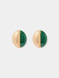Signature Ember Enamel Stud Earrings