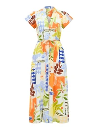Posie Puff Sleeve Midi Dress