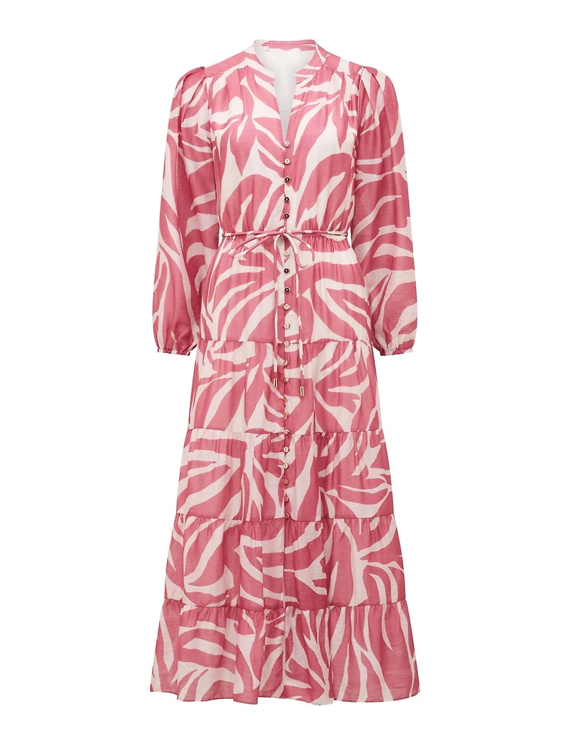 Adeline Tiered Midi Dress