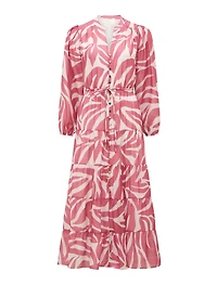 Adeline Tiered Midi Dress