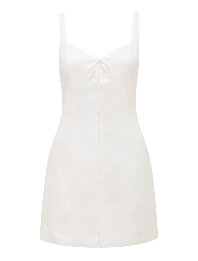Monica Petite Bow Front Mini Dress