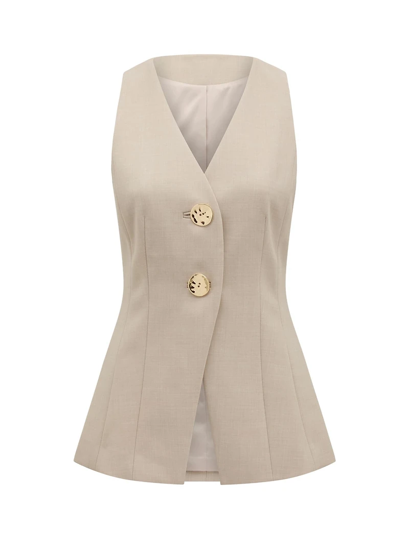 Lulu Long Waistcoat