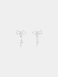 Cindy Crystal Bow Earring