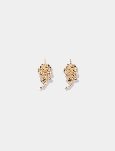 Ruth Rose Metal Earrings