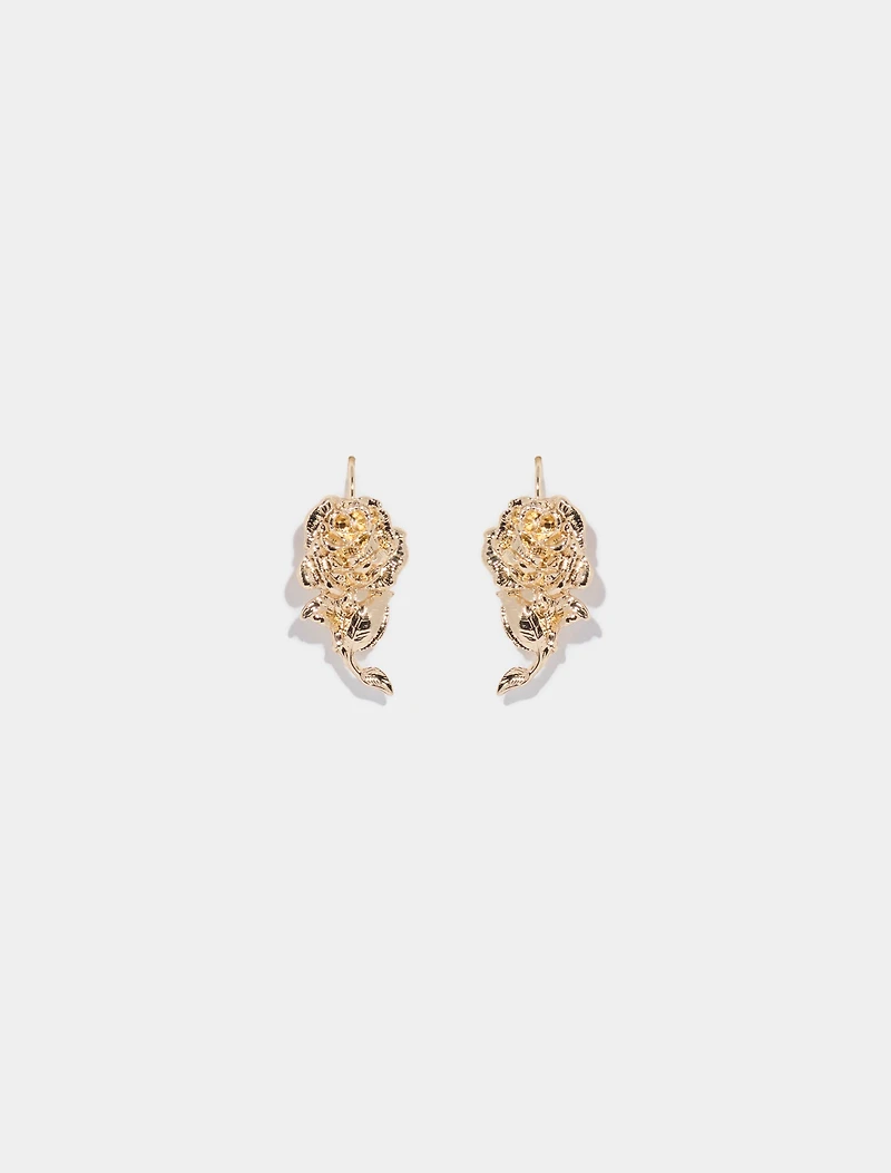 Ruth Rose Metal Earrings