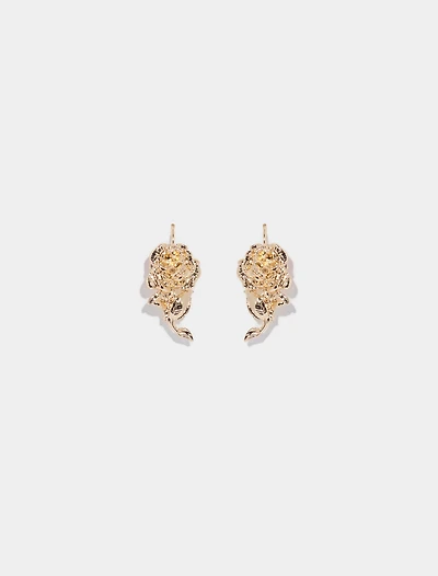 Ruth Rose Metal Earrings
