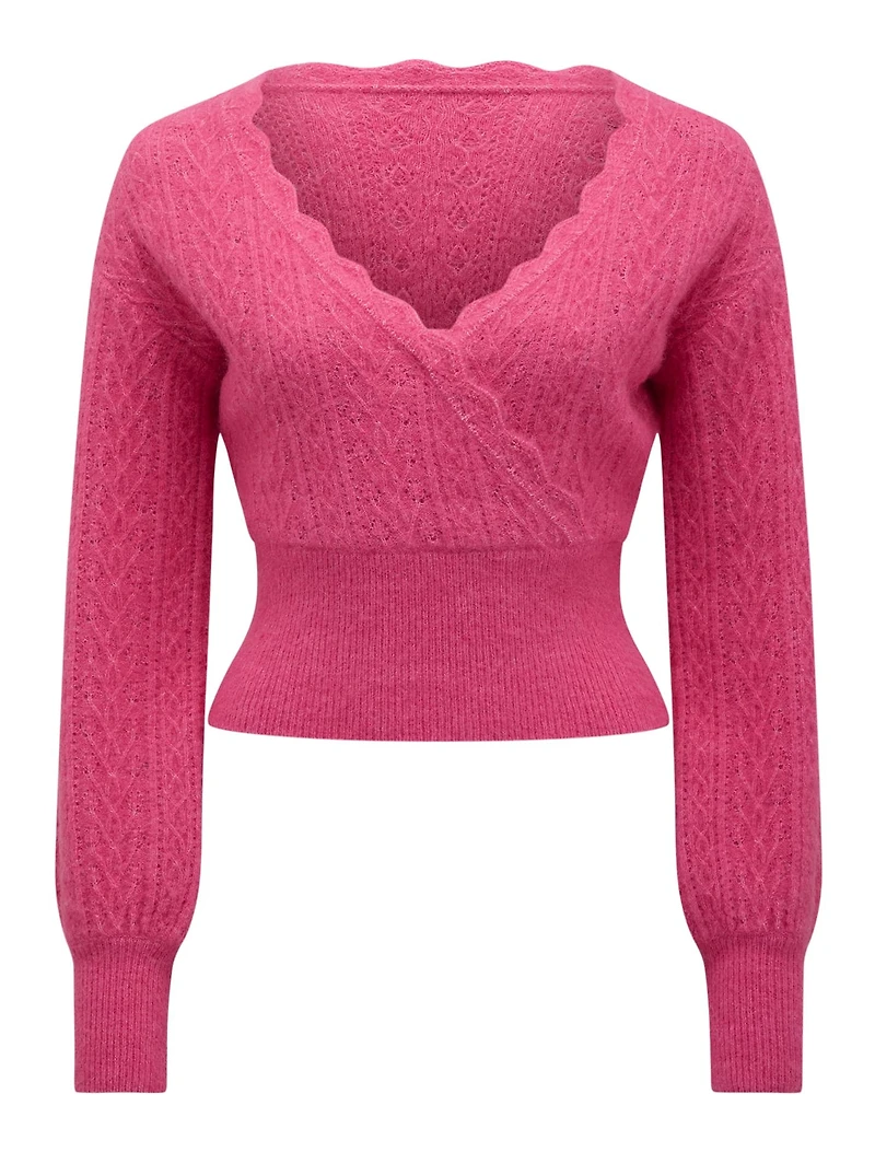 Kylie Stitch Wrap Sweater