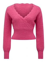 Kylie Stitch Wrap Sweater
