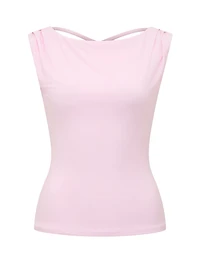 June Cowl Back Tank Top