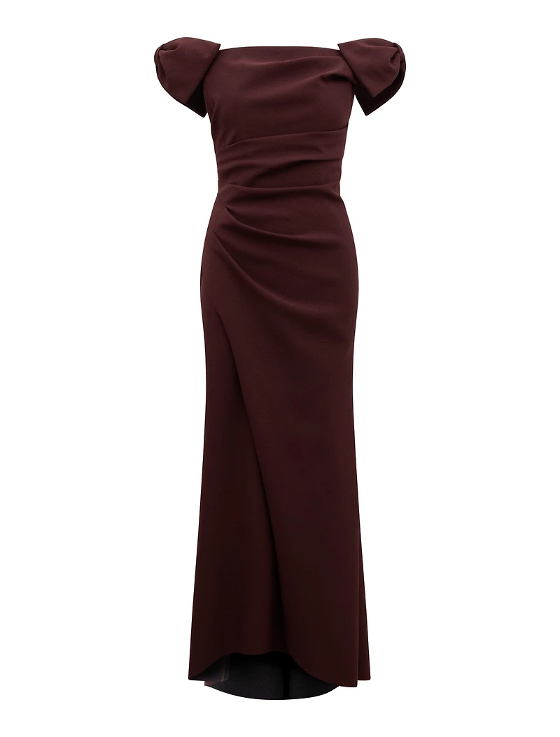 Kalee Bow Wrap Skirt Dress