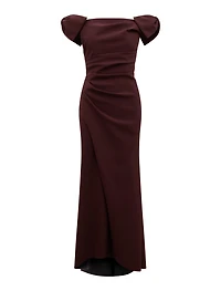 Kalee Bow Wrap Skirt Dress