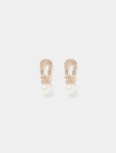 Ivy Crystal & Pearl Earrings