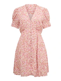 Saffron Petite Printed Sun Dress