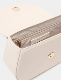 Melanie Bow Metal Handle Bag