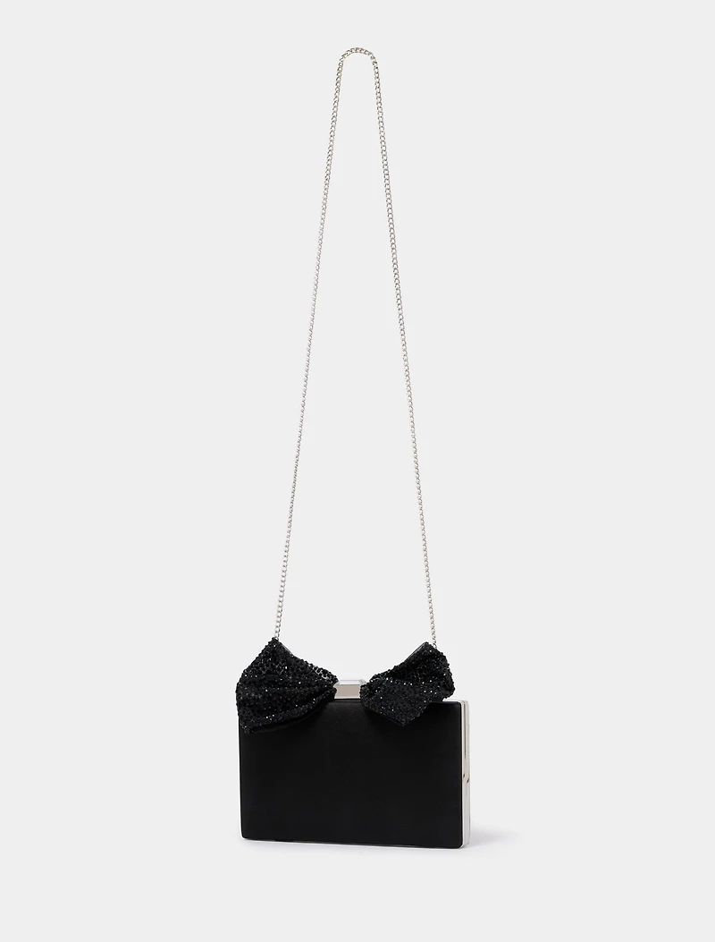 Heidi Bow Clasp Hardcase Clutch