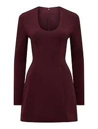 Ruby Long Sleeve Structured Mini