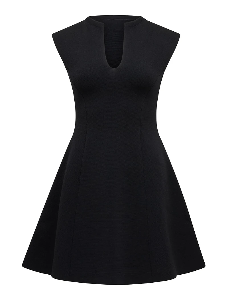 Katerina Crepe Knit Mini Dress