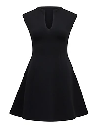 Katerina Crepe Knit Mini Dress