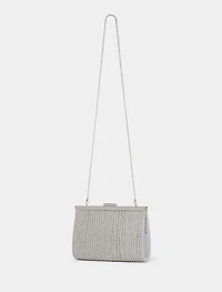 Amanda Sparkle Frame Clutch