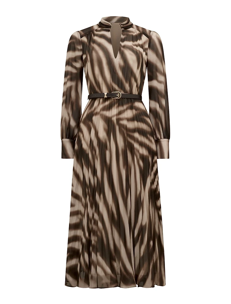 Skyla Petite Pleated Midi