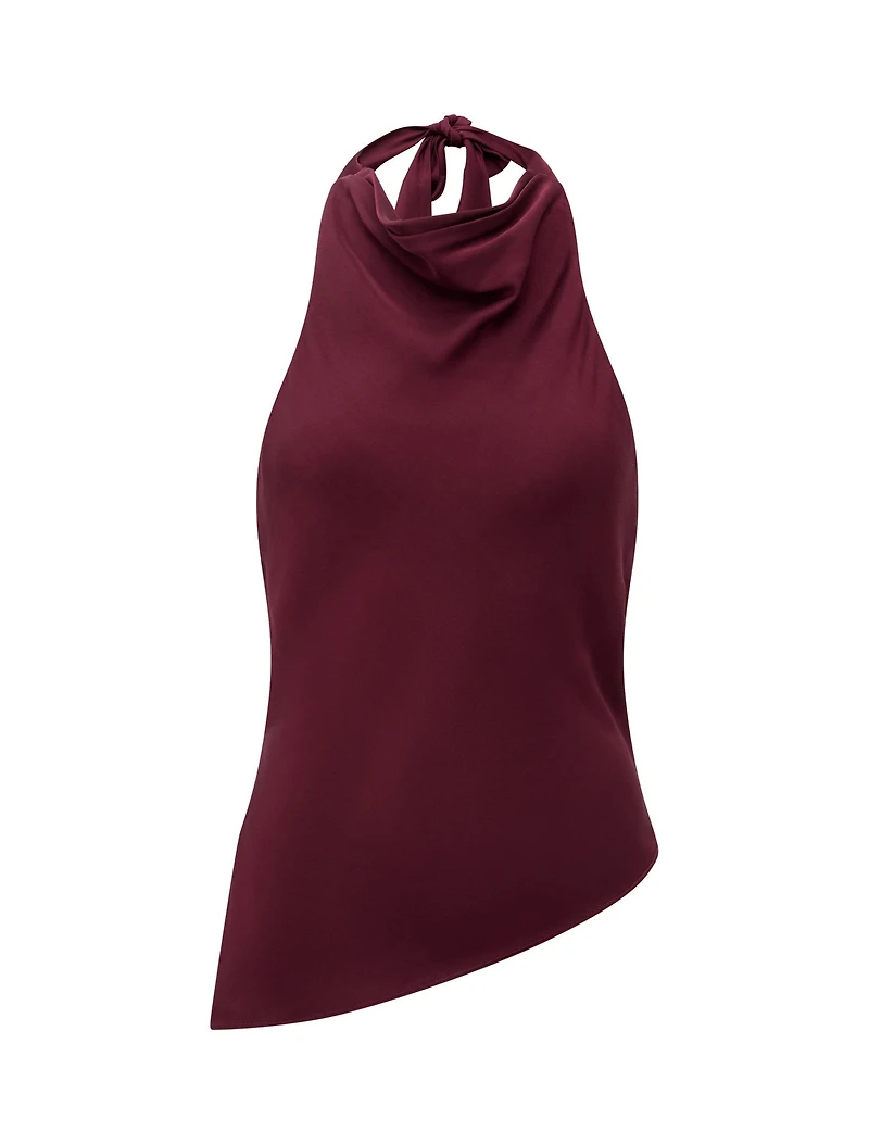 Skyler Halter Satin Top