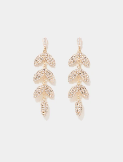 Melody Stone Petal Drop Earrings