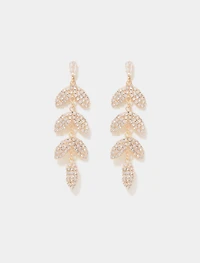 Melody Stone Petal Drop Earrings