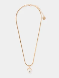 Leila Dainty Stone Necklace
